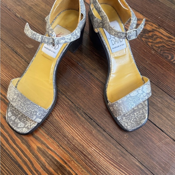 Joan & David Snakeskin Patterned Heels - Picture 2 of 6